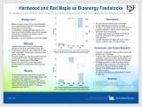 Hardwood and Red Maple can be used as bioenergy feedstocks in the efforts to reduce greenhouse gas emissions associated with energy production. This research was conducted for the MASBio project to determine which conversion pathway these feedstocks are more suited for. It was found that both hardwood and Red Maple are better suited for biochemical conversion pathways over thermochemical conversion pathways based on their ash and glucan content.